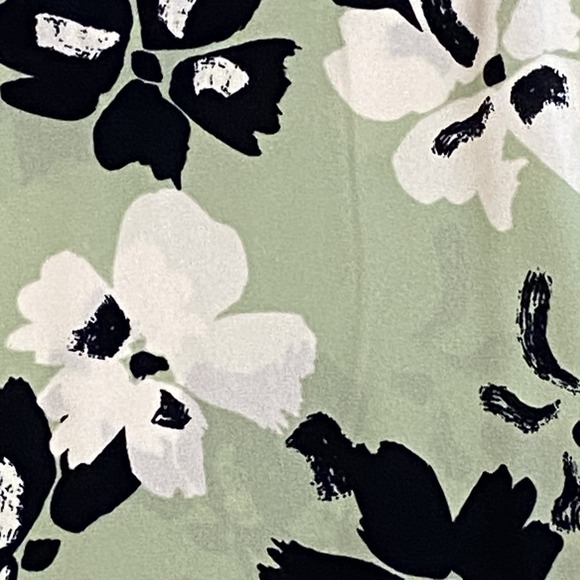 Sage Floral Officecore L Large Chic Spring Capsule Wardrobe Soft Girl Aesthetic - Picture 4 of 9